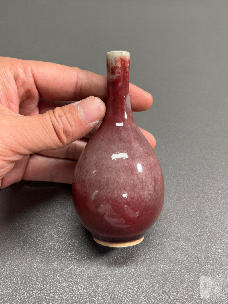 清中期 祭红釉小胆瓶 - 图7